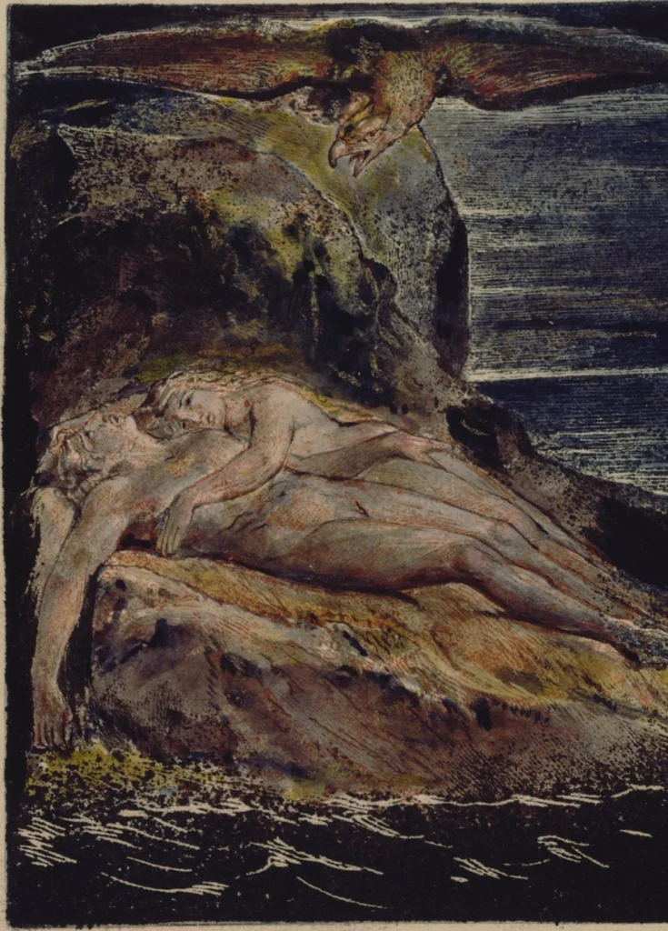 An illustration from Milton, a poem in 12 [i.e. 2] books, 1815, leaf 42