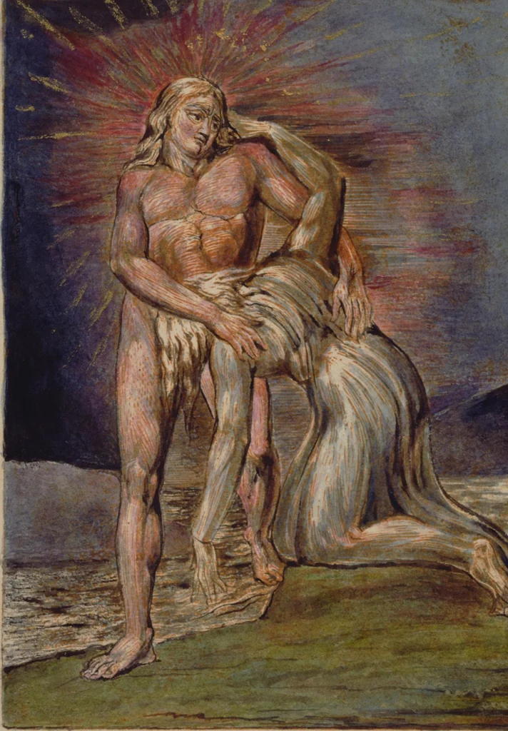 An illustration from Milton, a poem in 12 [i.e. 2] books, 1815, leaf 45