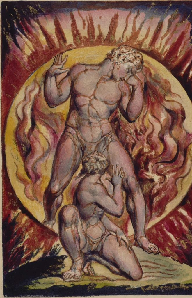 An illustration from Milton, a poem in 12 [i.e. 2] books, 1815, leaf 47
