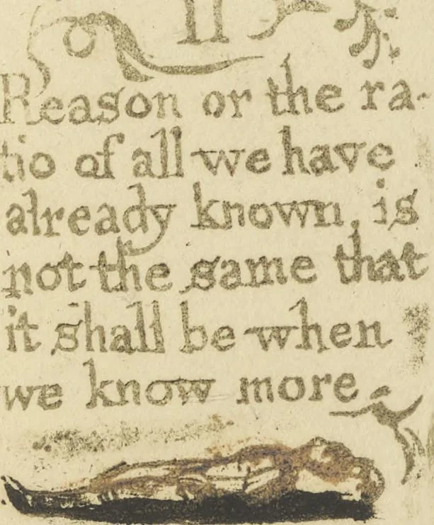 An illustration from There is no natural religion., 1790, leaf 20