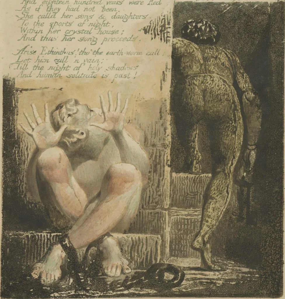 An illustration from Europe, a prophecy, 1794, leaf 21