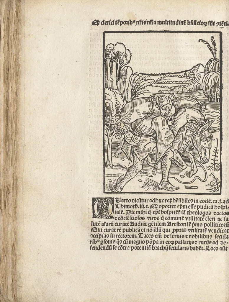 An illustration from De reuelatione facta ab angelo beato Methodio in carcere dete[n]to, 1498, leaf 103