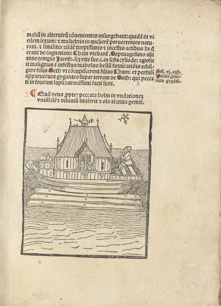 An illustration from De reuelatione facta ab angelo beato Methodio in carcere dete[n]to, 1498, leaf 16