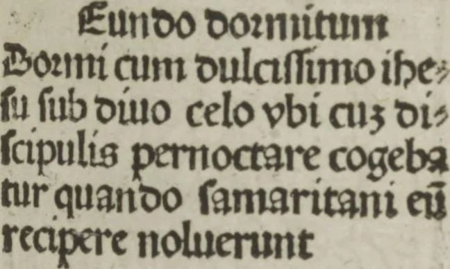An illustration from Meditatio[ne]s Iordani de vita et passio[n]e Ih[es]u [Christ]i, 1500, leaf 102