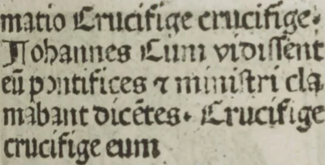 An illustration from Meditatio[ne]s Iordani de vita et passio[n]e Ih[es]u [Christ]i, 1500, leaf 110