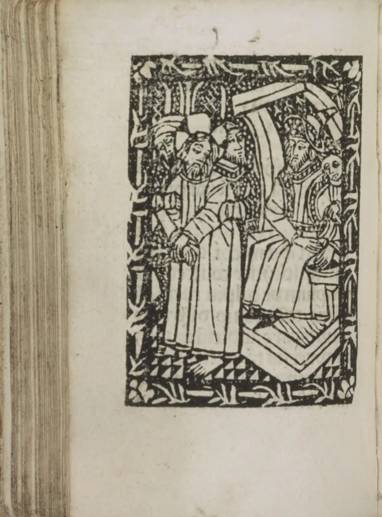 An illustration from Meditatio[ne]s Iordani de vita et passio[n]e Ih[es]u [Christ]i, 1500, leaf 113