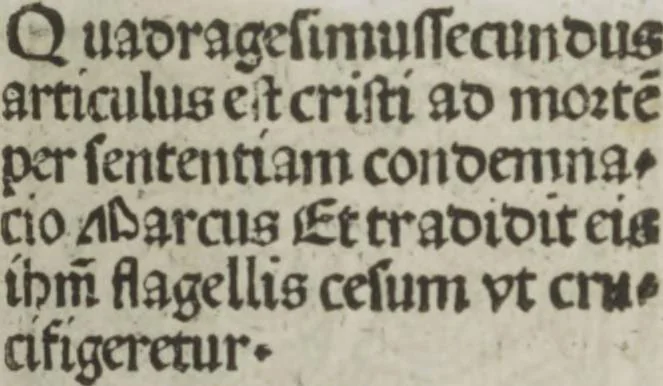 An illustration from Meditatio[ne]s Iordani de vita et passio[n]e Ih[es]u [Christ]i, 1500, leaf 114