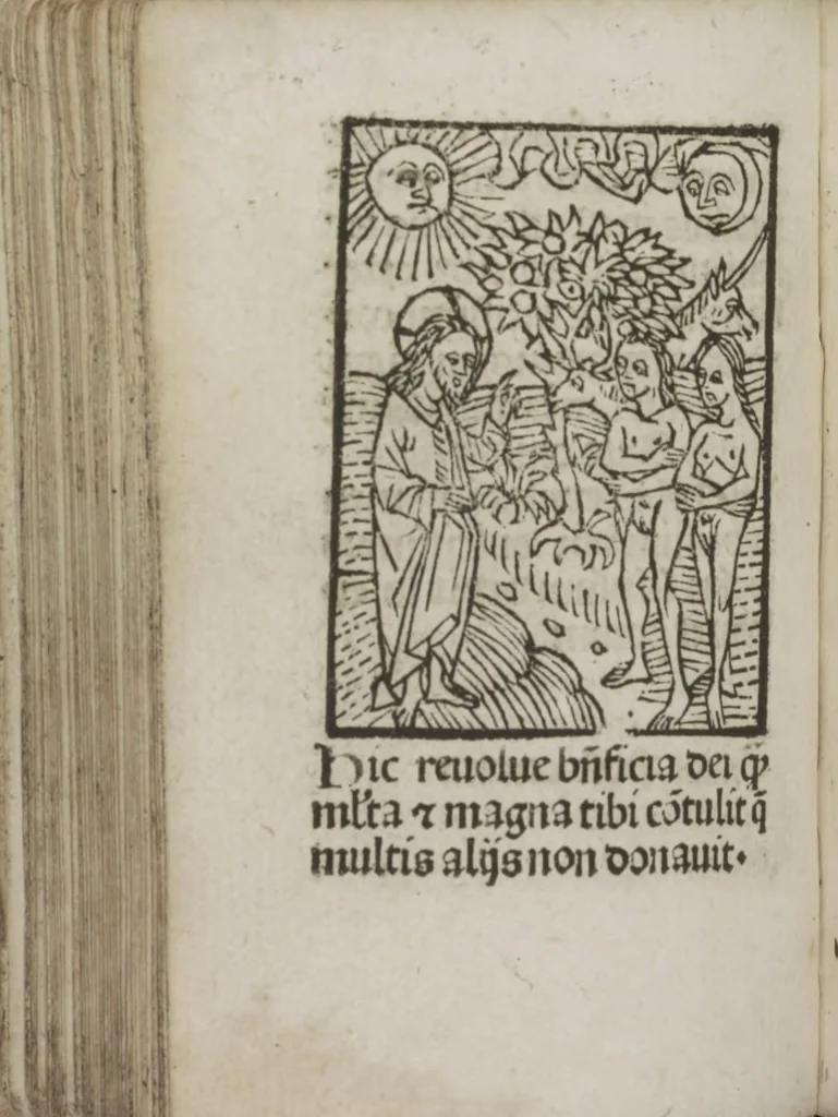 An illustration from Meditatio[ne]s Iordani de vita et passio[n]e Ih[es]u [Christ]i, 1500, leaf 129