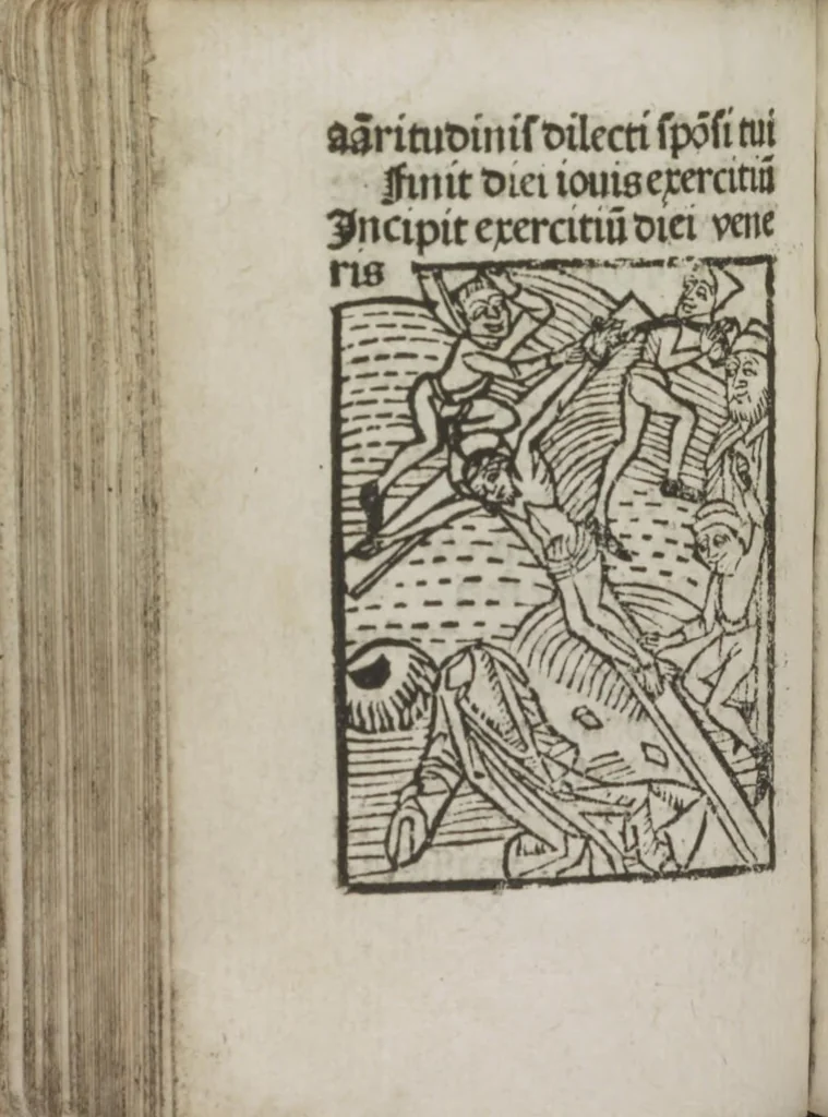 An illustration from Meditatio[ne]s Iordani de vita et passio[n]e Ih[es]u [Christ]i, 1500, leaf 133