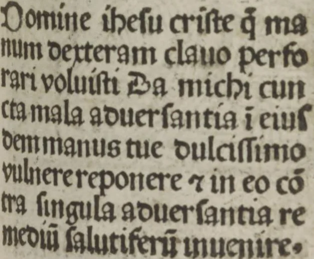 An illustration from Meditatio[ne]s Iordani de vita et passio[n]e Ih[es]u [Christ]i, 1500, leaf 134