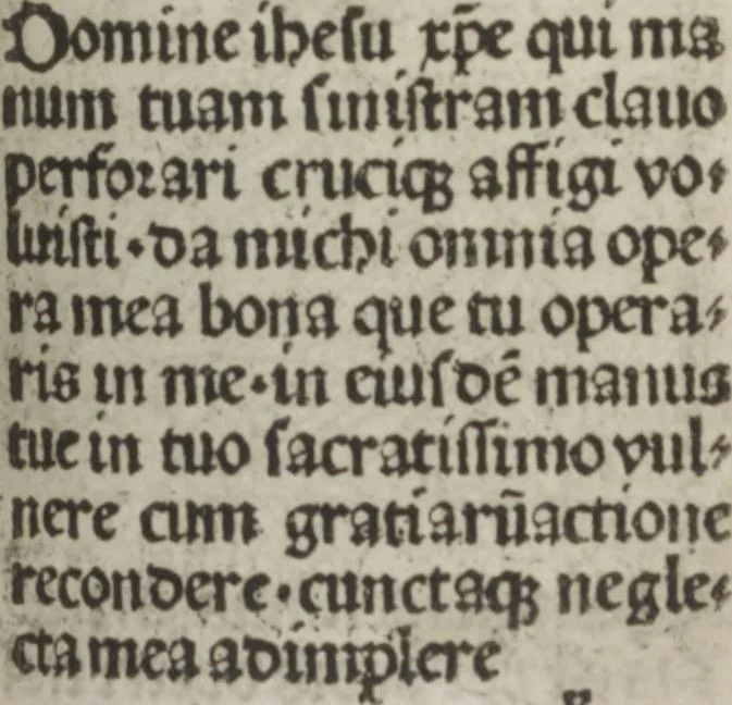 An illustration from Meditatio[ne]s Iordani de vita et passio[n]e Ih[es]u [Christ]i, 1500, leaf 136