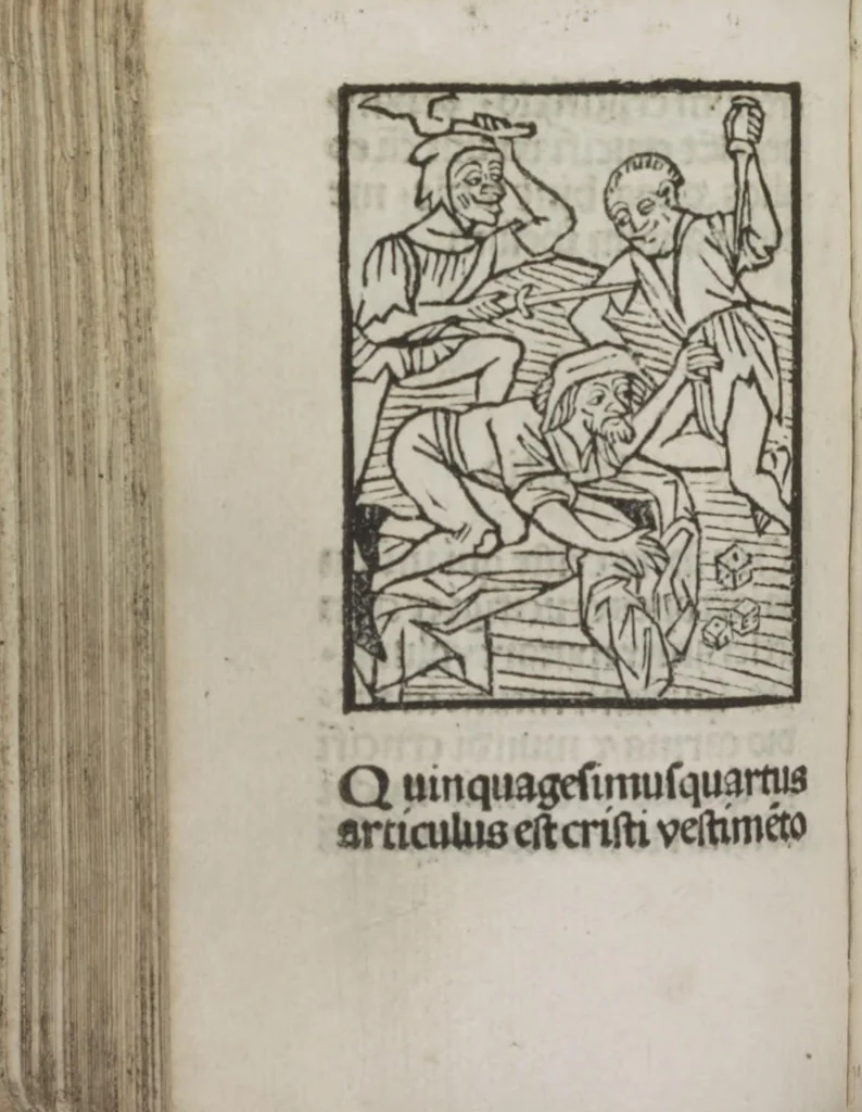An illustration from Meditatio[ne]s Iordani de vita et passio[n]e Ih[es]u [Christ]i, 1500, leaf 145