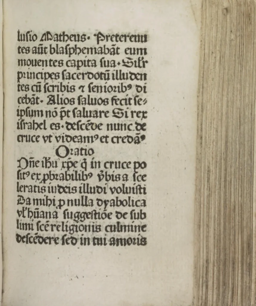 An illustration from Meditatio[ne]s Iordani de vita et passio[n]e Ih[es]u [Christ]i, 1500, leaf 150