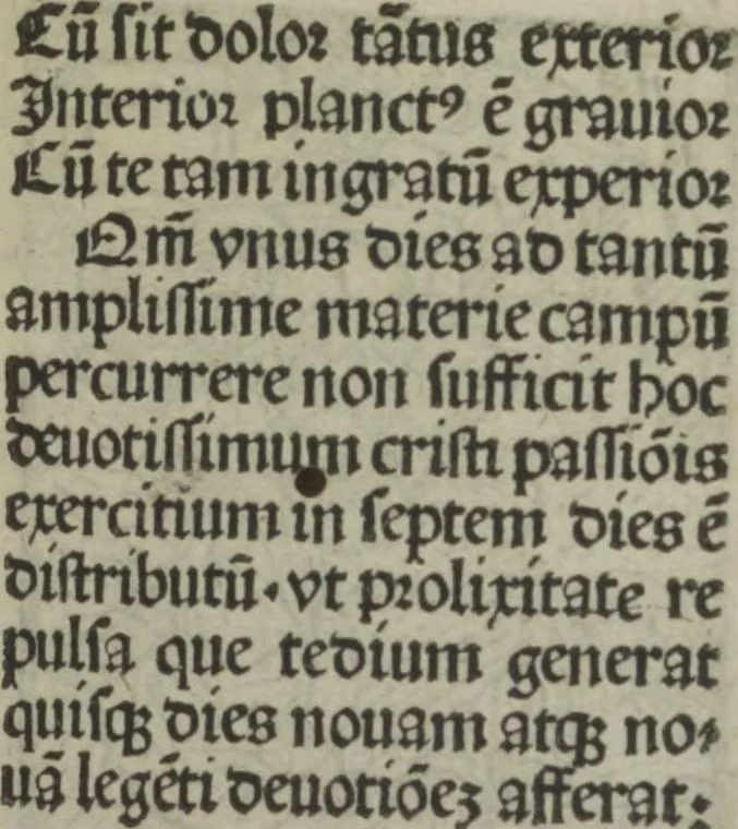 An illustration from Meditatio[ne]s Iordani de vita et passio[n]e Ih[es]u [Christ]i, 1500, leaf 16