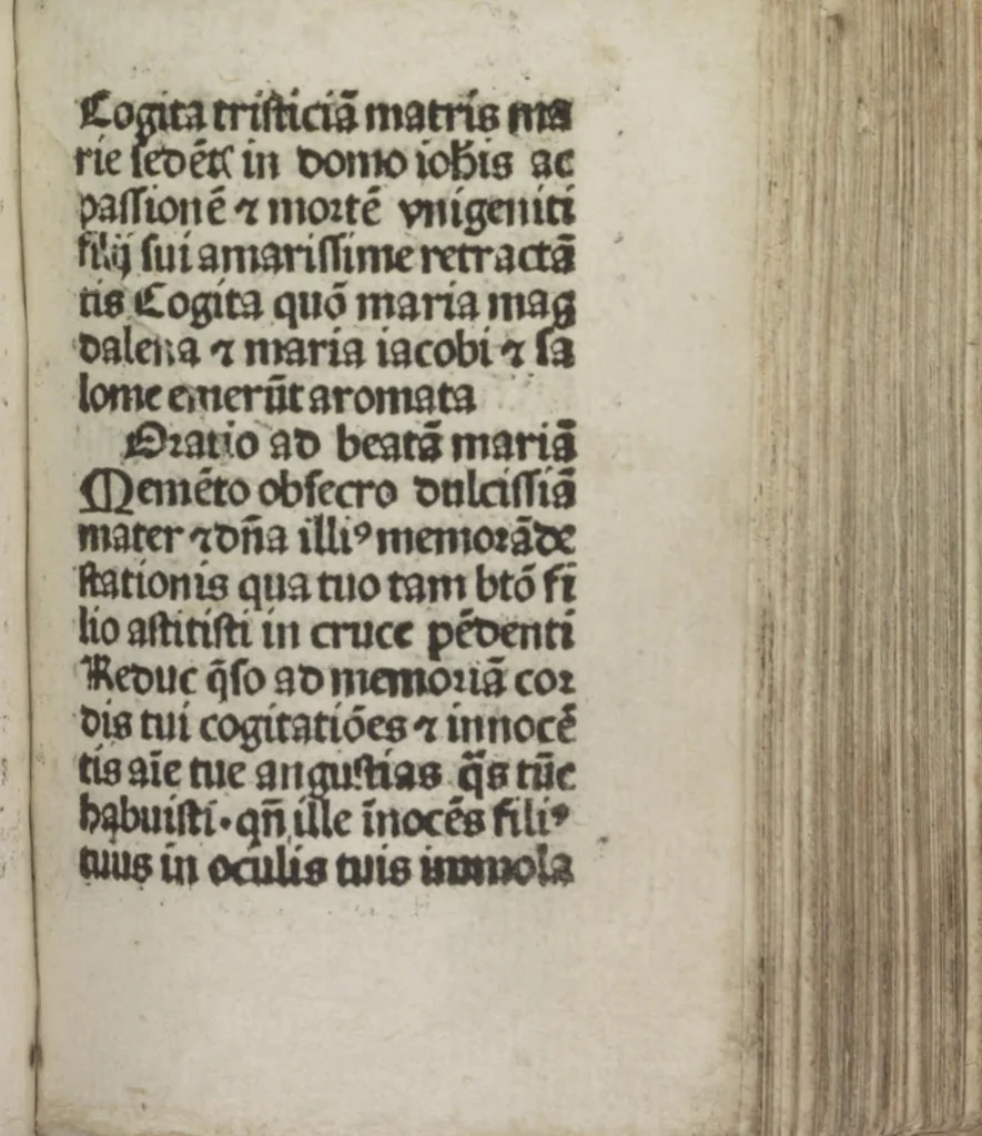 An illustration from Meditatio[ne]s Iordani de vita et passio[n]e Ih[es]u [Christ]i, 1500, leaf 182