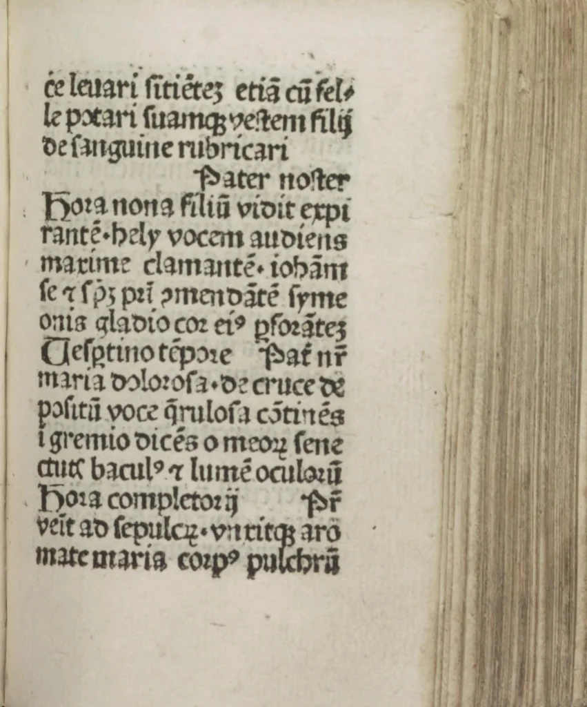 An illustration from Meditatio[ne]s Iordani de vita et passio[n]e Ih[es]u [Christ]i, 1500, leaf 194