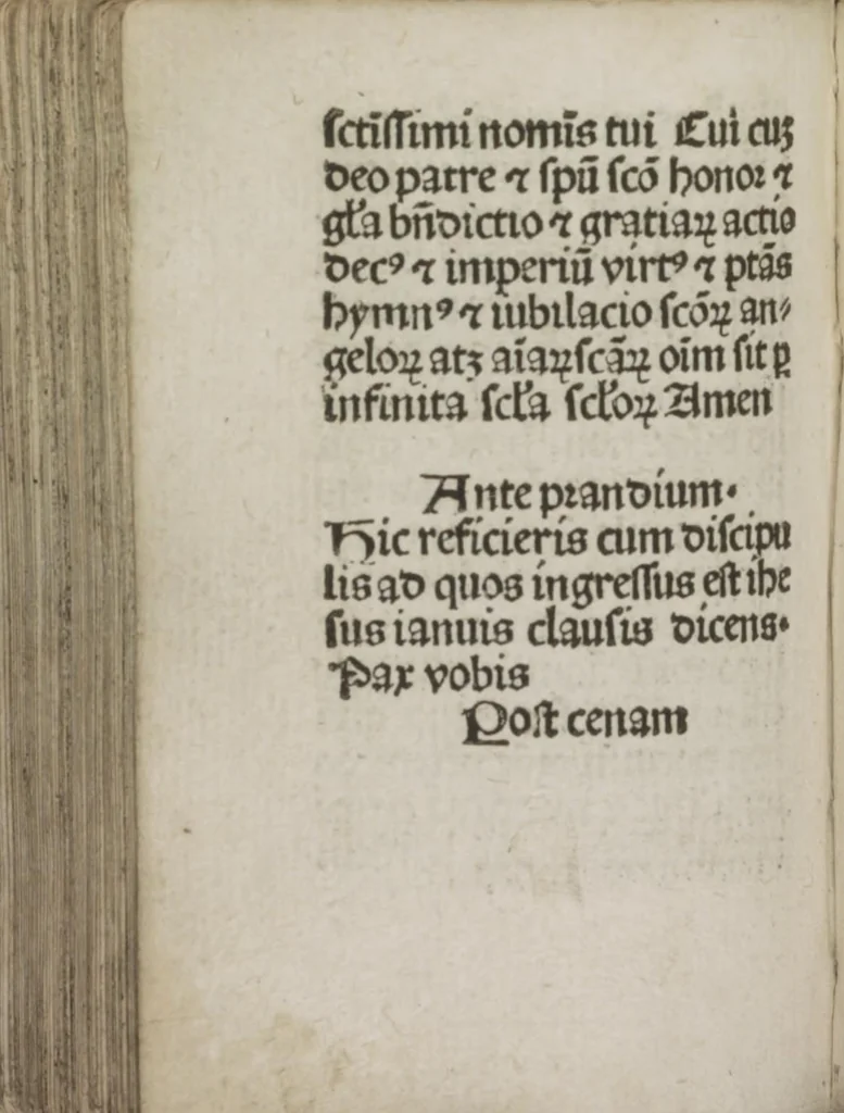An illustration from Meditatio[ne]s Iordani de vita et passio[n]e Ih[es]u [Christ]i, 1500, leaf 203