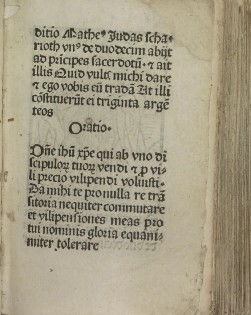 An illustration from Meditatio[ne]s Iordani de vita et passio[n]e Ih[es]u [Christ]i, 1500, leaf 22