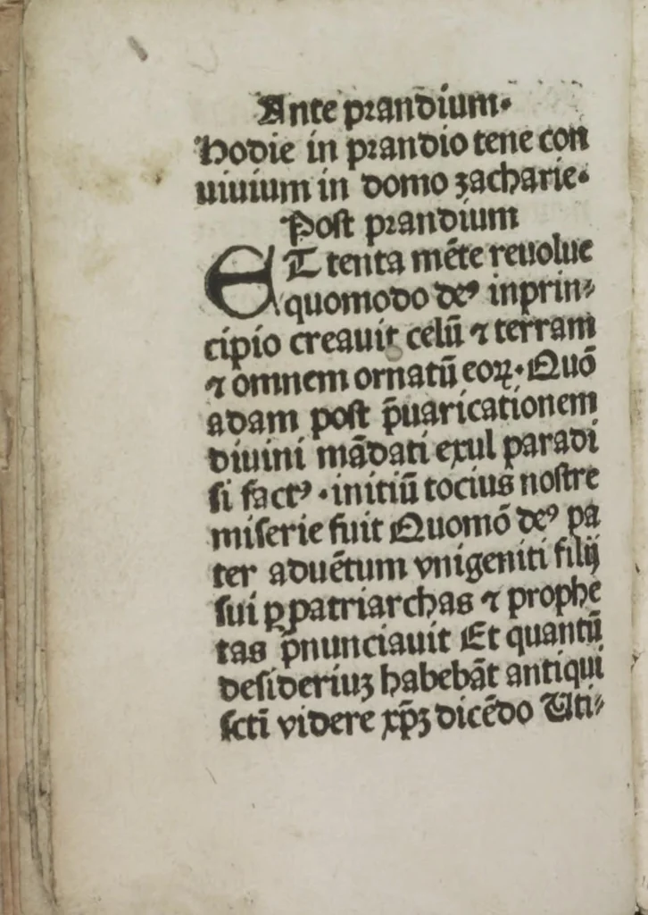 An illustration from Meditatio[ne]s Iordani de vita et passio[n]e Ih[es]u [Christ]i, 1500, leaf 25