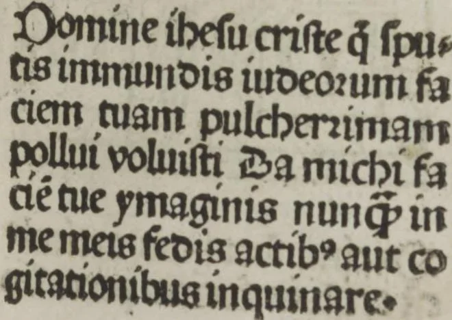 An illustration from Meditatio[ne]s Iordani de vita et passio[n]e Ih[es]u [Christ]i, 1500, leaf 44