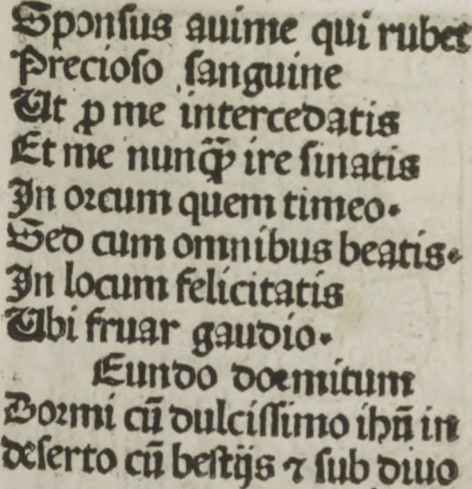 An illustration from Meditatio[ne]s Iordani de vita et passio[n]e Ih[es]u [Christ]i, 1500, leaf 68
