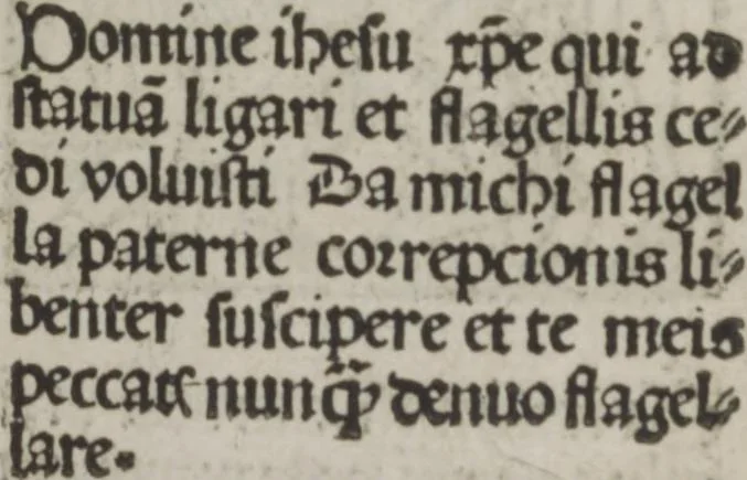 An illustration from Meditatio[ne]s Iordani de vita et passio[n]e Ih[es]u [Christ]i, 1500, leaf 82