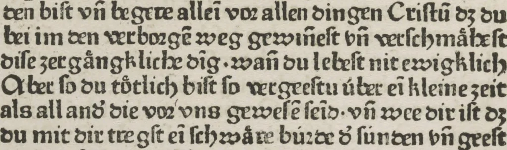 An illustration from Eyn gar loblich ... Cronica sagend von eynem heyligen Kunig mit Namen Josaphat, wie der ward bekeret von eynem heyligen Vatter vnnd Aynsideln genant Barlaam, 1476, leaf 119