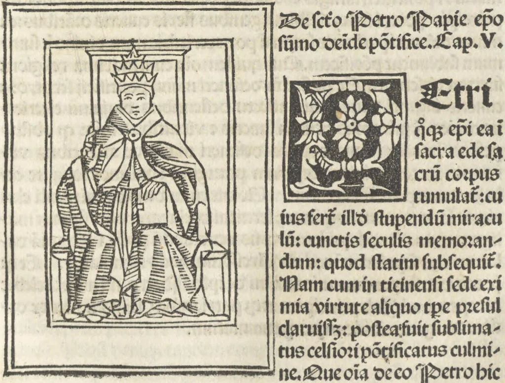 An illustration from Iacobi Gualle iureconsulti Papie sanctuarium, 1505, leaf 100