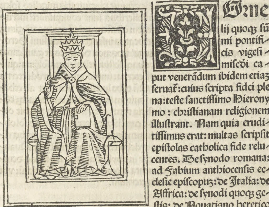 An illustration from Iacobi Gualle iureconsulti Papie sanctuarium, 1505, leaf 106