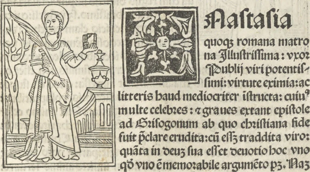 An illustration from Iacobi Gualle iureconsulti Papie sanctuarium, 1505, leaf 130
