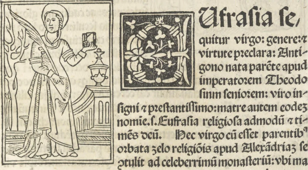 An illustration from Iacobi Gualle iureconsulti Papie sanctuarium, 1505, leaf 132