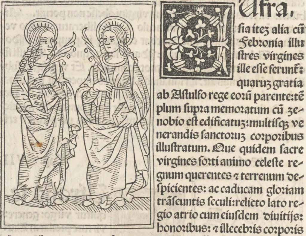 An illustration from Iacobi Gualle iureconsulti Papie sanctuarium, 1505, leaf 133