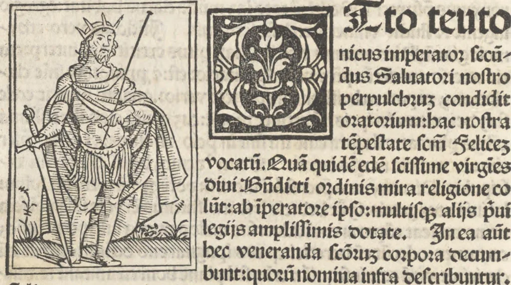 An illustration from Iacobi Gualle iureconsulti Papie sanctuarium, 1505, leaf 137