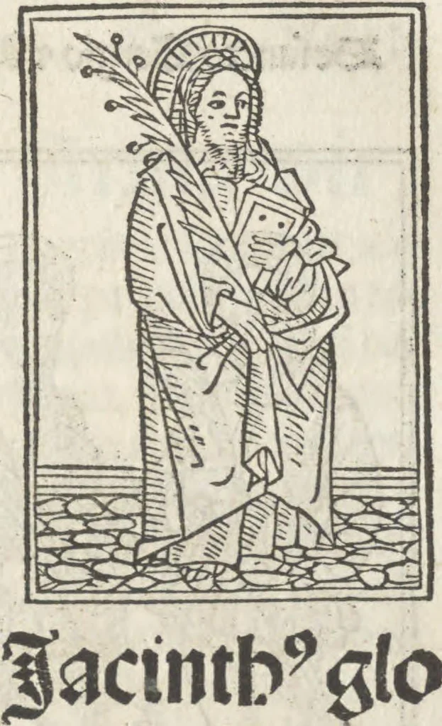 An illustration from Iacobi Gualle iureconsulti Papie sanctuarium, 1505, leaf 142