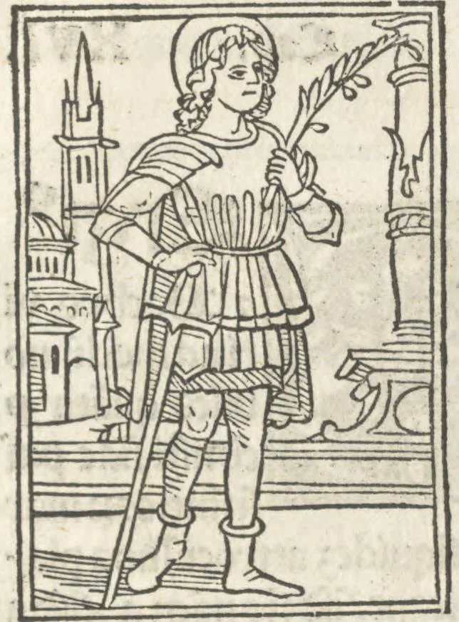 An illustration from Iacobi Gualle iureconsulti Papie sanctuarium, 1505, leaf 142