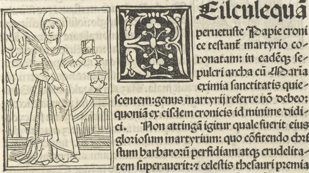 An illustration from Iacobi Gualle iureconsulti Papie sanctuarium, 1505, leaf 146