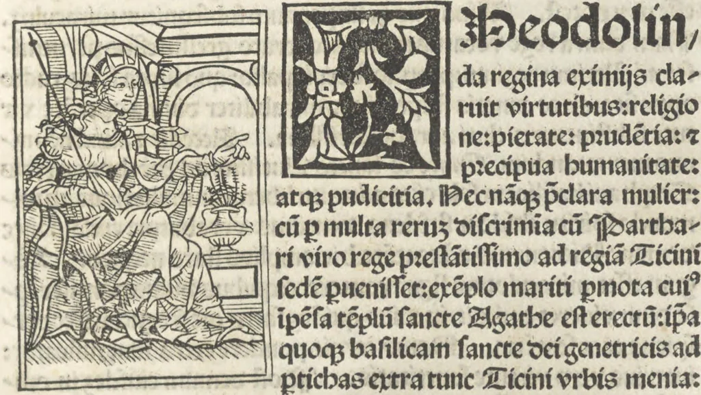 An illustration from Iacobi Gualle iureconsulti Papie sanctuarium, 1505, leaf 160