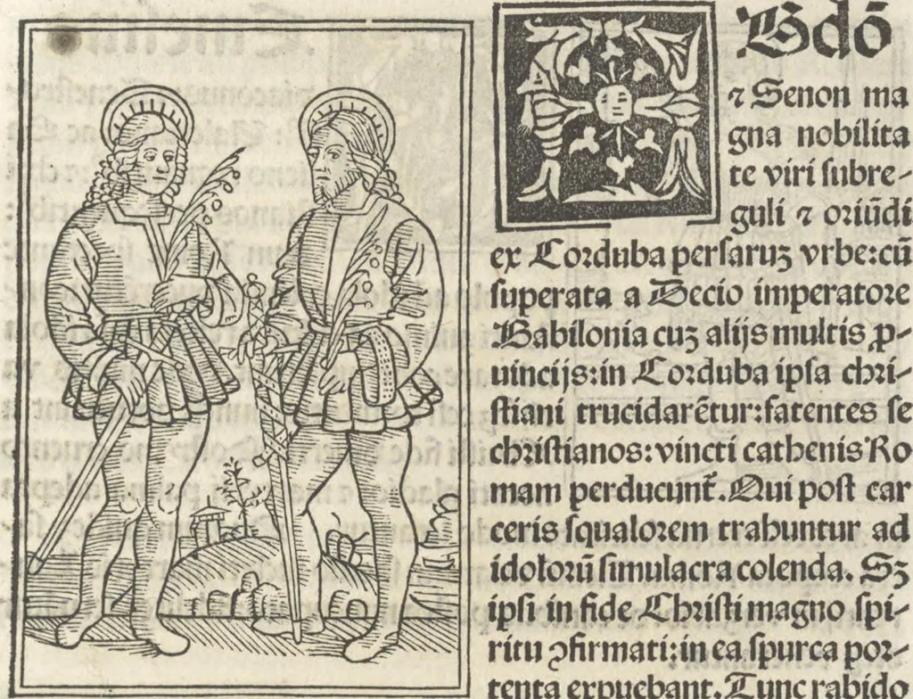 An illustration from Iacobi Gualle iureconsulti Papie sanctuarium, 1505, leaf 168