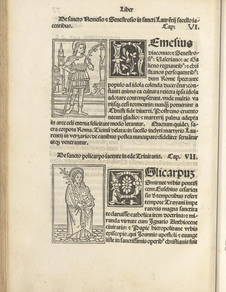 An illustration from Iacobi Gualle iureconsulti Papie sanctuarium, 1505, leaf 169