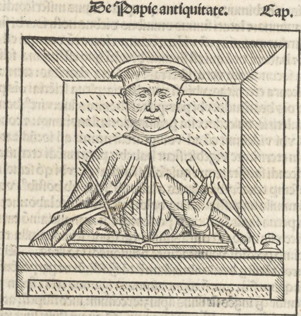 An illustration from Iacobi Gualle iureconsulti Papie sanctuarium, 1505, leaf 181