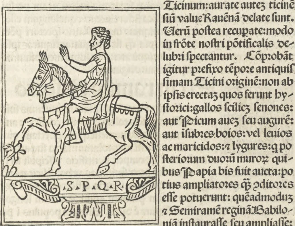 An illustration from Iacobi Gualle iureconsulti Papie sanctuarium, 1505, leaf 188