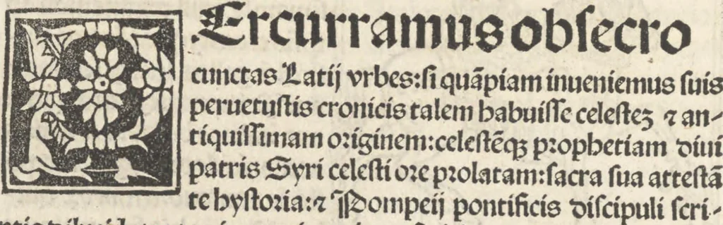An illustration from Iacobi Gualle iureconsulti Papie sanctuarium, 1505, leaf 189