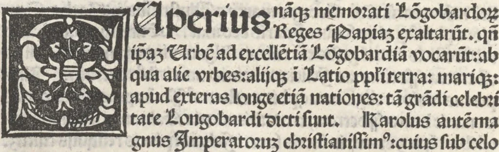 An illustration from Iacobi Gualle iureconsulti Papie sanctuarium, 1505, leaf 27