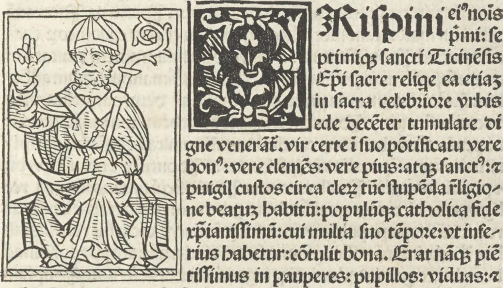 An illustration from Iacobi Gualle iureconsulti Papie sanctuarium, 1505, leaf 34