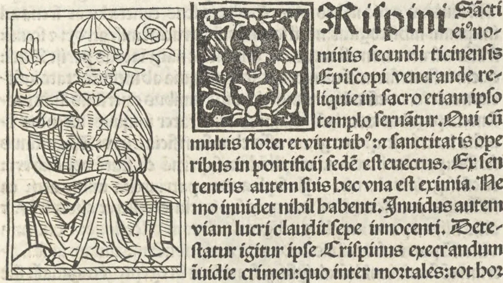 An illustration from Iacobi Gualle iureconsulti Papie sanctuarium, 1505, leaf 36