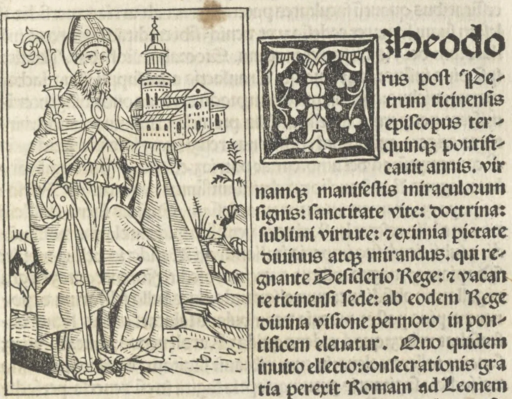 An illustration from Iacobi Gualle iureconsulti Papie sanctuarium, 1505, leaf 78