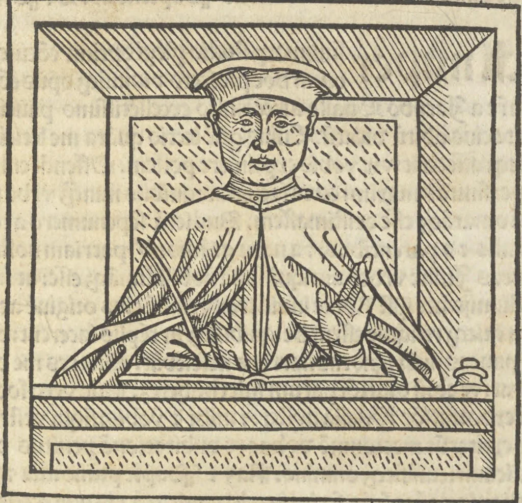 An illustration from Iacobi Gualle iureconsulti Papie sanctuarium, 1505, leaf 8