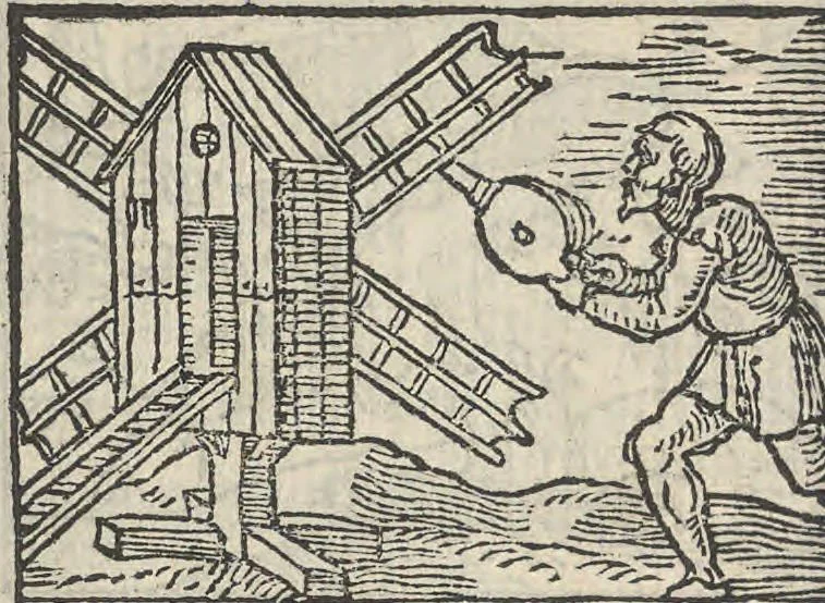 An illustration from Le theatre des bons engins, auquel sont contenuz cent emblemes moraulx, 1546, leaf 101