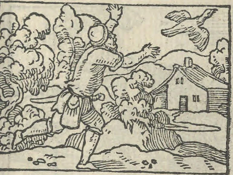 An illustration from Le theatre des bons engins, auquel sont contenuz cent emblemes moraulx, 1546, leaf 106