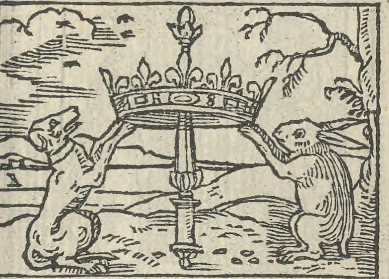 An illustration from Le theatre des bons engins, auquel sont contenuz cent emblemes moraulx, 1546, leaf 108